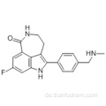 6H-Pyrrolo [4,3,2-ef] [2] benzazepin-6-on, 8-fluor-1,3,4,5-tetrahydro-2- [4 - [(methylamino) methyl] phenyl] -CAS 283173-50-2